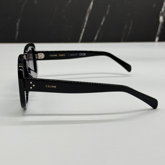 NEW CELINE CL40299U 01B BLACK GRAY WOMEN SUNGLASSES CELINE - Picture 8 of 10